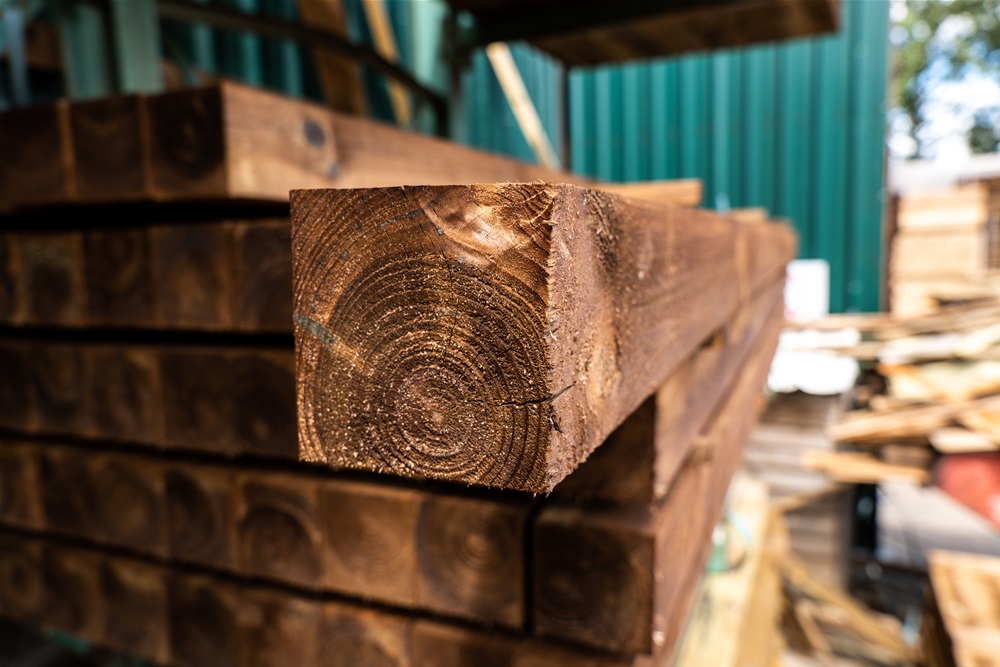 100 x 100 x 1800 Brown Softwood Pressure Treated Timber Post
