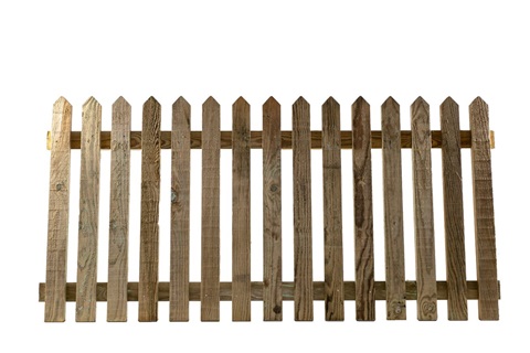 Green Picket Panel Pointed or Round